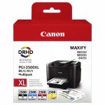 Zestaw tuszy Canon PGI-2500XL CMYK