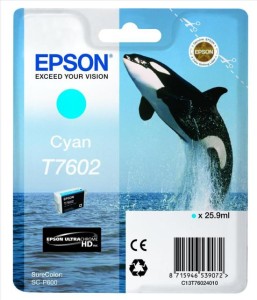Tusz Epson T7602 Cyan SC-P600 