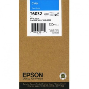 Tusz Epson T6032 Cyan 220ml.
