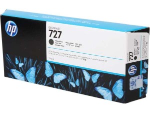 Tusz HP 727 Matte Black C1Q12A 300ml.