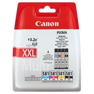 Zestaw 4 tuszy Canon CLI-581XXL CMYK 1998C005