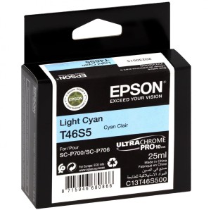 Tusz Epson T46S5 Light Cyan 25ml. SC-P700