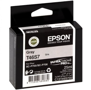 Tusz Epson T46S7 Gray 25ml. SC-P700