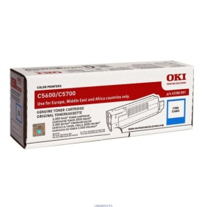 Toner OKI 43381907 Cyan