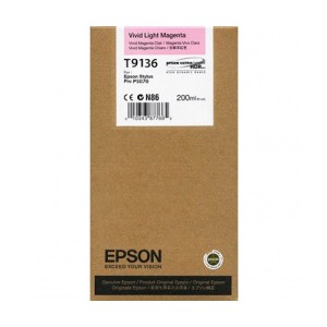 Tusz Epson T9136 Light Magenta 200ml.