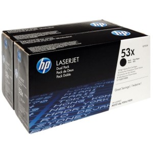 Toner HP 53X Black Q7553XD Dwupack *OD RĘKI*