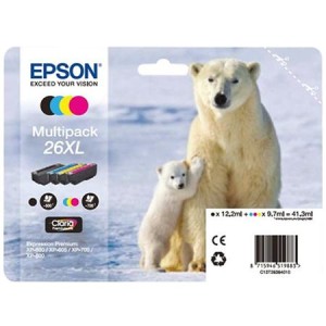 Tusz Epson T2636 XL CMYK C13T26364010