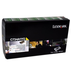 Toner Lexmark C734A1YG Black *KURIER 15,00 zł.*