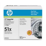 Toner HP 51X Black Q7551XD Dwupack