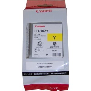 Tusz Canon PFI-102Y Yellow 0898B001