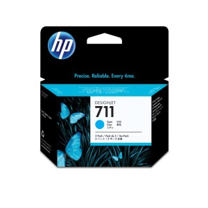 Tusz HP 711 Cyan (3 x 29 ml) CZ134A