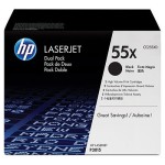 Toner HP 55X Black CE255X - Dwupack