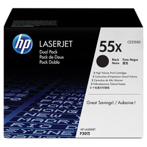 Toner HP 55X Black CE255X - Dwupack