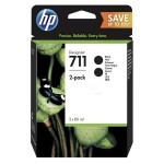Tusz HP 711XL Black P2V31A Dwupack 2x80ml.