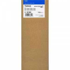 Tusz Epson T6942 Cyan 700ml.