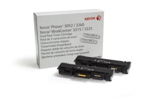  Toner Xerox 106R02782 Black DWUPACK 106R02778 do Phaser 3052/3260 WC 3215/3225