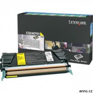 Toner Lexmark C5240YH Yellow  *KURIER 15,00 zł.*