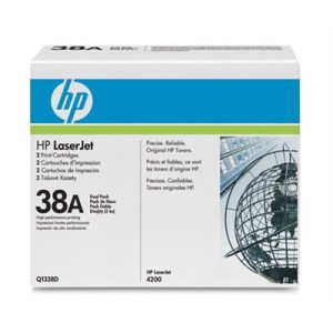 Toner HP 38A Black Q1338D Dwupack
