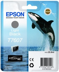 Tusz Epson T7607 Light Black SC-P600