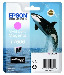 Tusz Epson T7606 Light Magenta SC-P600 