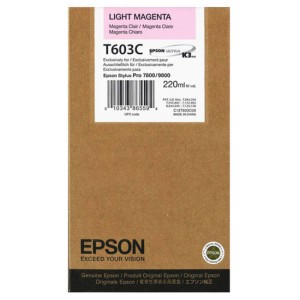 Tusz Epson T603C Light Magenta 220ml.