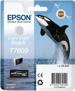 Tusz Epson T7609 Light Light Black SC-P600