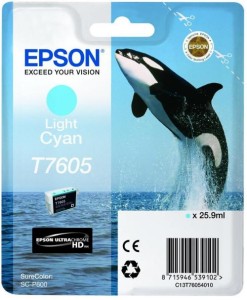 Tusz Epson T7605 Light Cyan SC-P600 