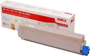 Toner OKI 45396301 Yellow MC760/MC770/MC780